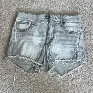 American Eagle Outfitters Gray Denim Shorts